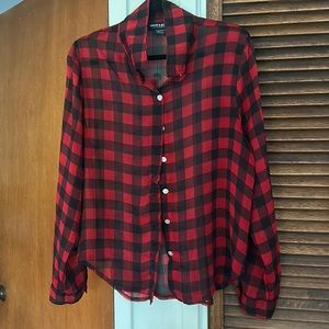 About a girl Los Angeles button down shirt